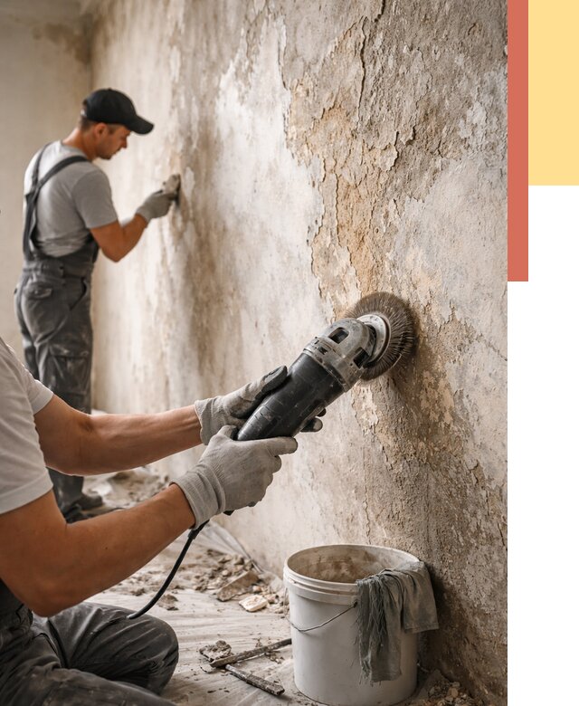 Снятие и удаление краски со стен в Пугачеве от 2134 руб. — ОТДЕЛОЧНИК-Пгч