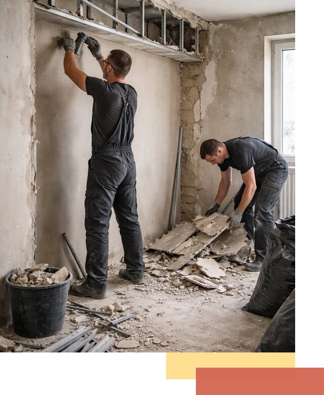 Демонтаж короба из гипсокартона в Пугачеве быстро и аккуратно