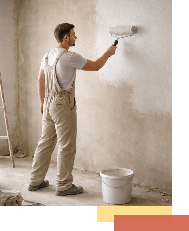 Грунтовка стен под отделку в Пугачеве профессиональным раствором