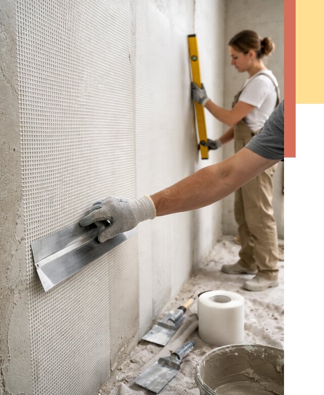 Армирование стен стеклосеткой в Пугачеве от 3251 руб. под ключ | ОТДЕЛОЧНИК-Пгч