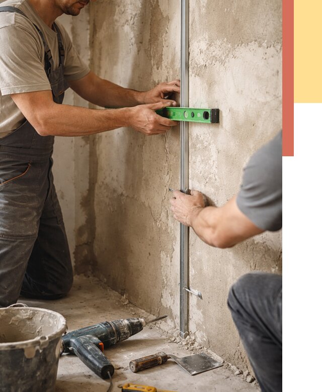 Установка штукатурных маяков в Пугачеве от 7112 руб. — быстро и недорого | ОТДЕЛОЧНИК-Пгч