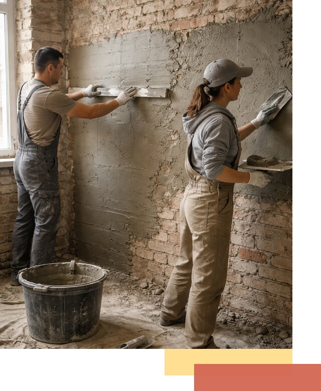 Штукатурка кирпичных стен в Пугачеве — качественно и надежно