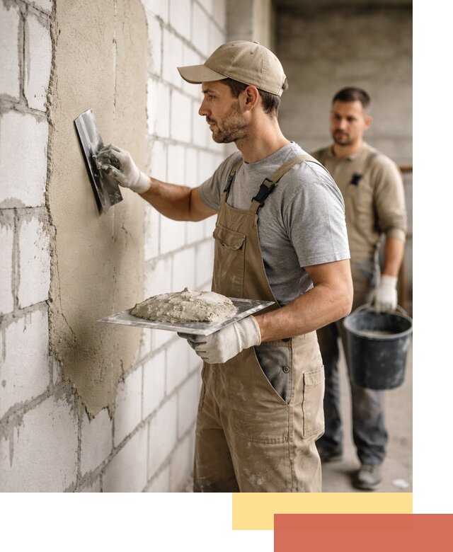 Штукатурка стен из газобетона в Пугачеве под ключ