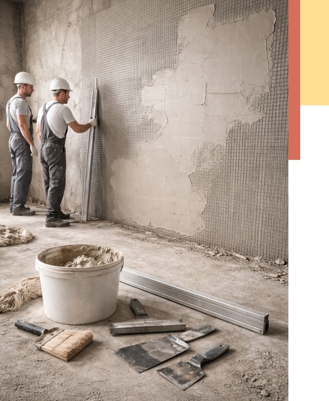 Штукатурка стен по сетке в Пугачеве от 5588 руб./м2 — быстро и недорого | ОТДЕЛОЧНИК-Пгч