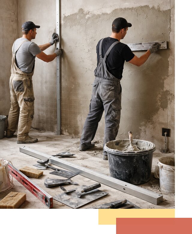 Профессиональная штукатурка стен под плитку в Пугачеве