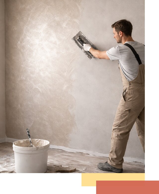 Декоративная штукатурка «Мокрый шелк» под ключ в Пугачеве