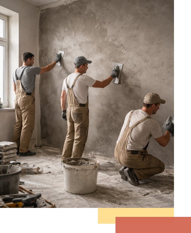 Декоративная штукатурка под бетон в Пугачеве для стен и потолков