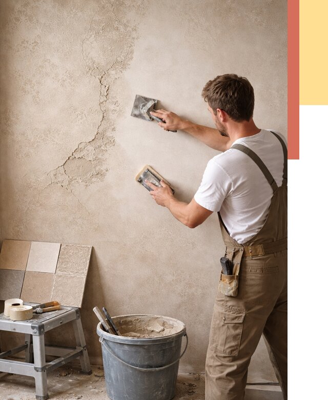 Ремонт декоративной штукатурки в Пугачеве от 4572 руб. под ключ | ОТДЕЛОЧНИК-Пгч