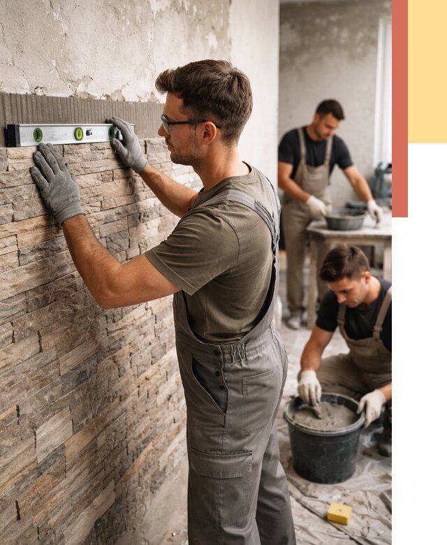 Монтаж искусственного камня в Пугачеве от 4572 руб. под ключ | ОТДЕЛОЧНИК-Пгч