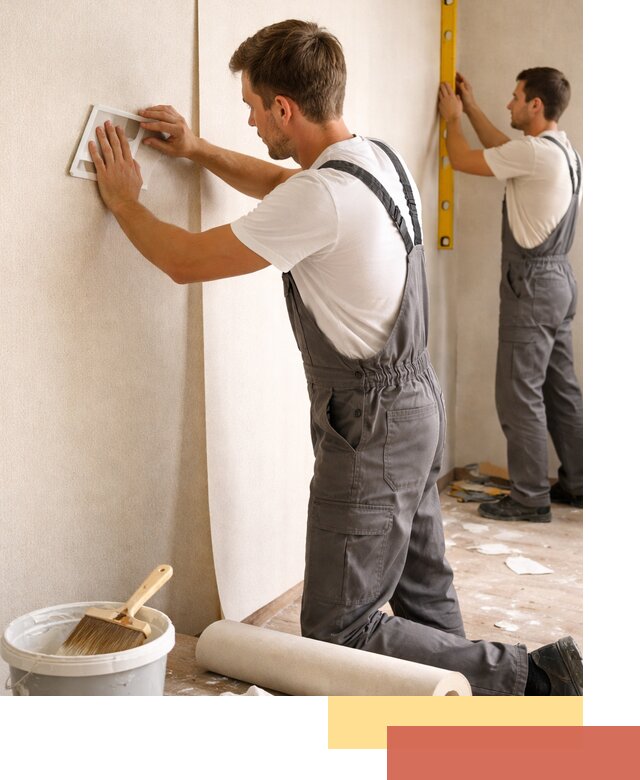 Поклейка бумажных обоев в Пугачеве качественно и недорого