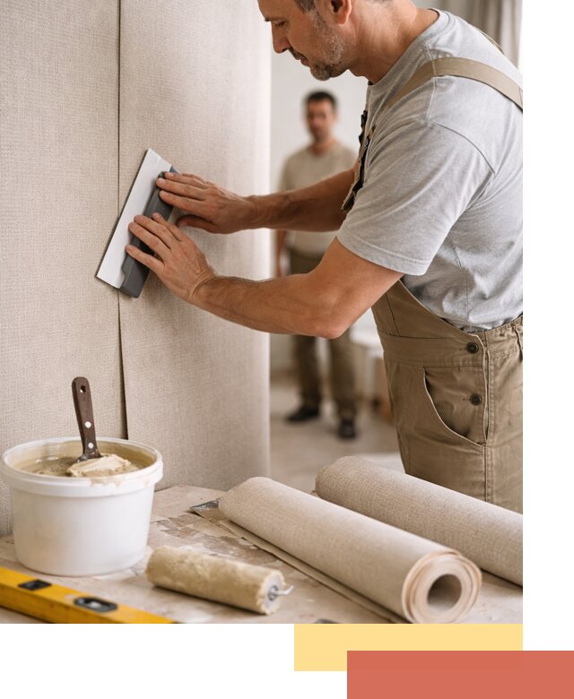 Поклейка текстильных обоев в Пугачеве профессионально и аккуратно