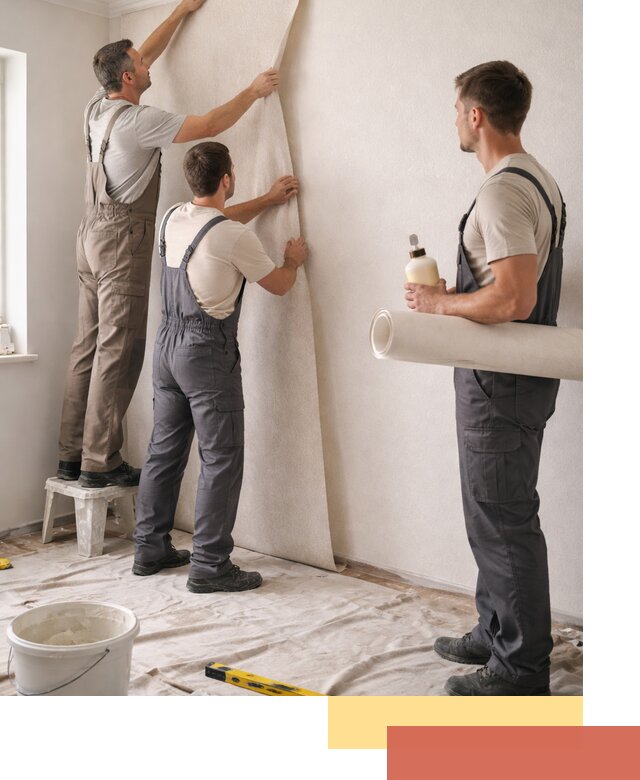 Оклейка стен обоями в Пугачеве — качественно и профессионально