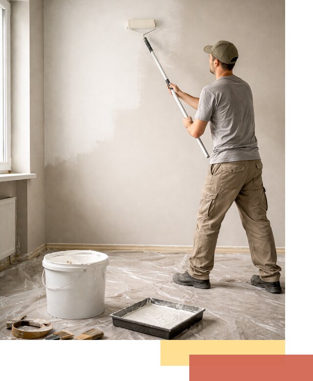 Покраска стен латексной краской в Пугачеве качественно и быстро