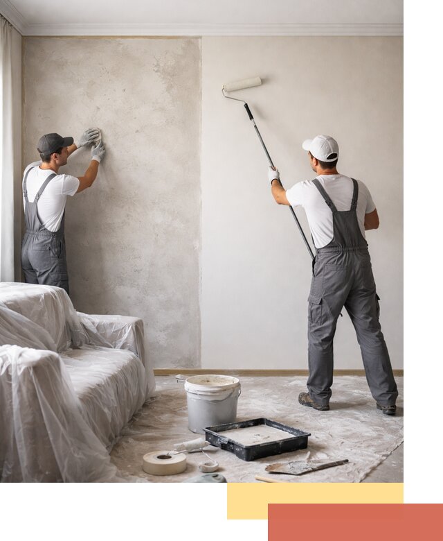 Покраска стен антивандальной краской в Пугачеве