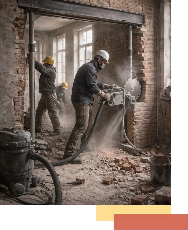 Прорезка проема в стене под дверной или оконный проем в Пугачеве