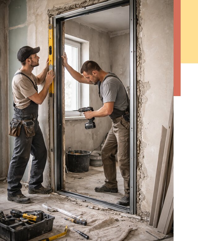 Закладка дверного проема в Пугачеве от 3556 руб. — быстро и недорого | ОТДЕЛОЧНИК-Пгч