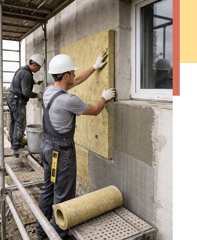 Утепление стен в Пугачеве от 4369 руб. под ключ — быстро и недорого | ОТДЕЛОЧНИК-Пгч