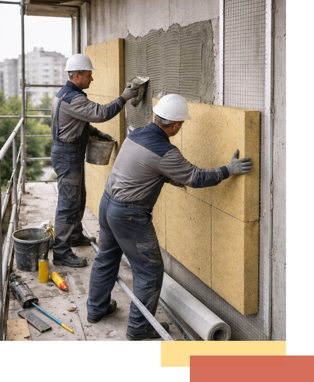 Утепление стен зданий и домов в Пугачеве качественно и надежно