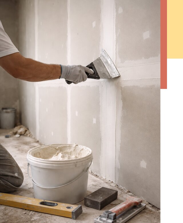 Шпаклевка перегородок из гипсокартона в Пугачеве от 2540 руб. — услуги ОТДЕЛОЧНИК-Пгч