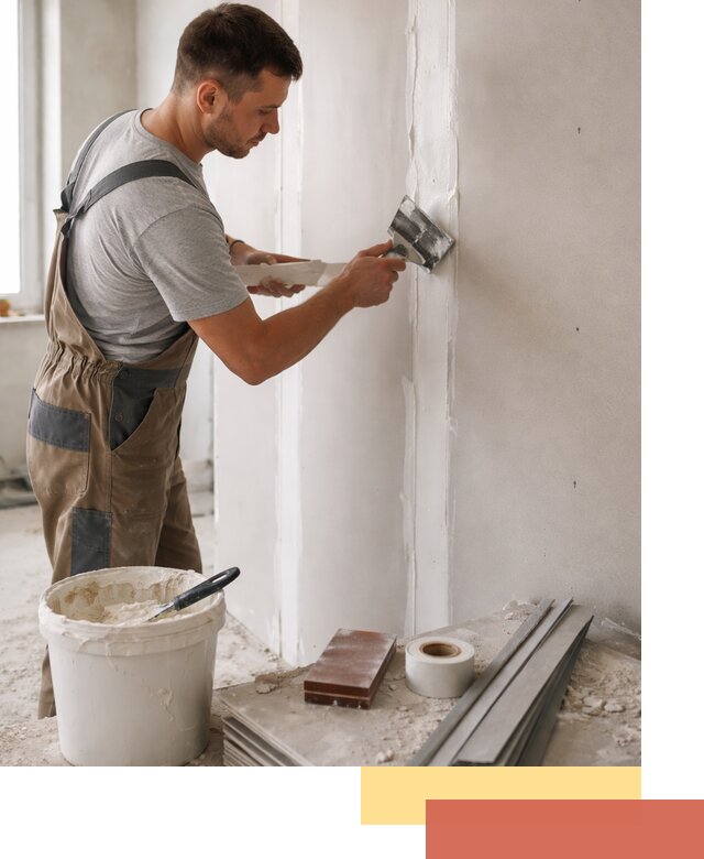 Шпаклевка перегородок из гипсокартона в Пугачеве качественно и быстро