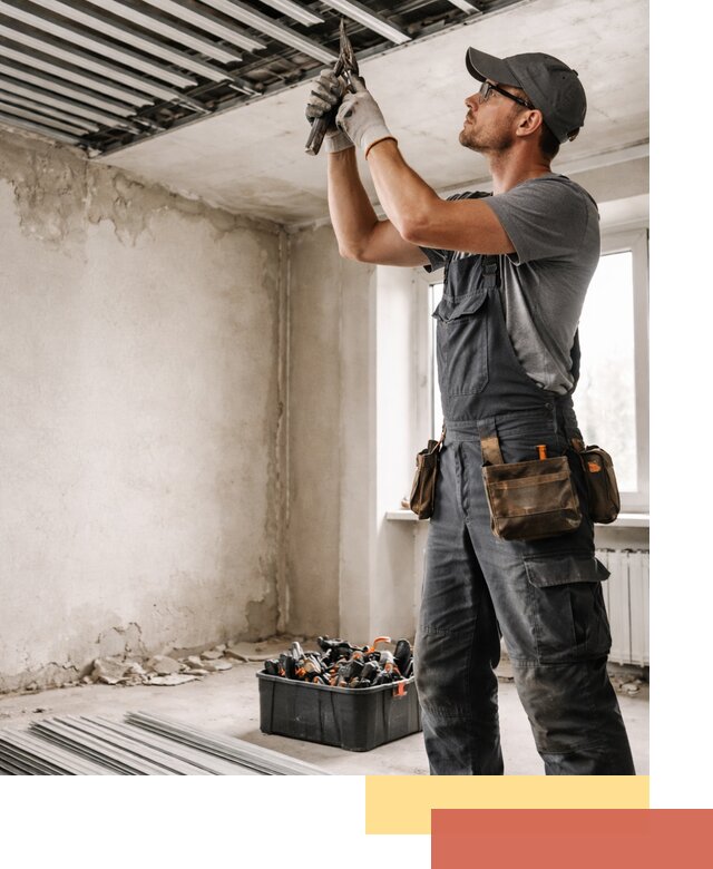 Демонтаж реечного потолка в Пугачеве быстро и аккуратно