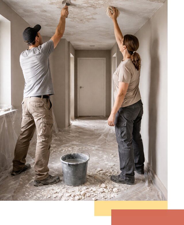 Удаление побелки с потолка в Пугачеве — быстро и аккуратно