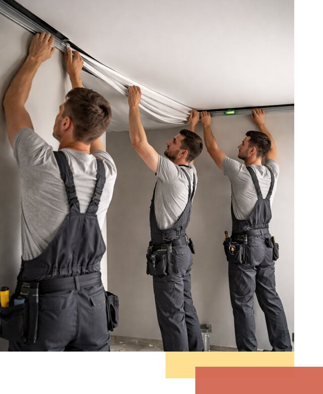 Теневые натяжные потолки в Пугачеве: монтаж и отделка быстро и качественно