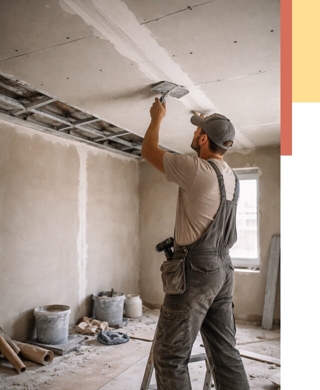 Ремонт потолка из гипсокартона в Пугачеве от 660 руб./м² — быстро и недорого | ОТДЕЛОЧНИК-Пгч