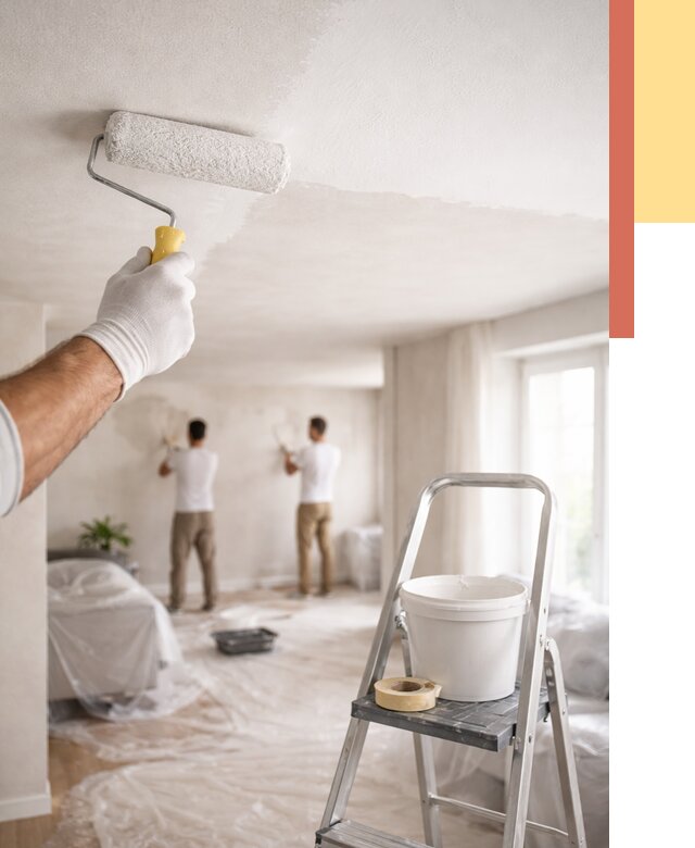 Покраска потолка акриловой краской в Пугачеве от 2540 руб. | ОТДЕЛОЧНИК-Пгч