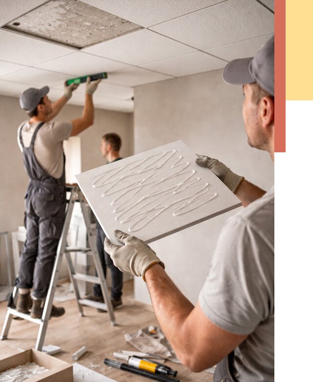 Монтаж потолочной плитки в Пугачеве от 4572 руб. — быстро и недорого | ОТДЕЛОЧНИК-Пгч