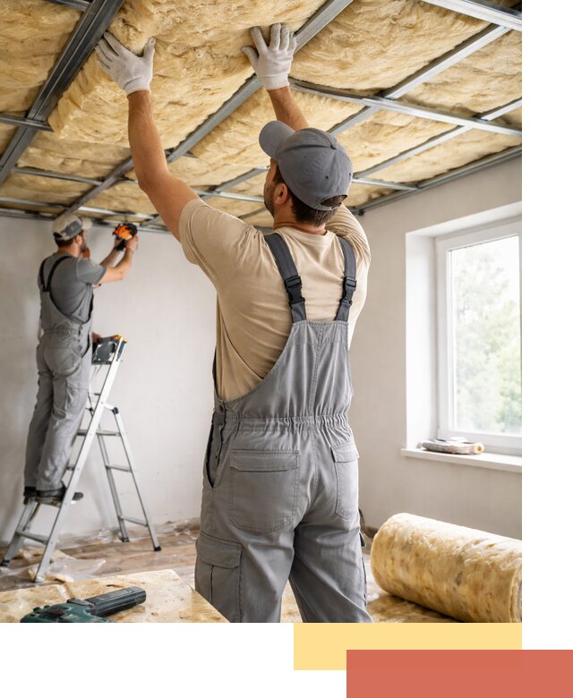 Утепление потолка под ключ в Пугачеве качественно и быстро