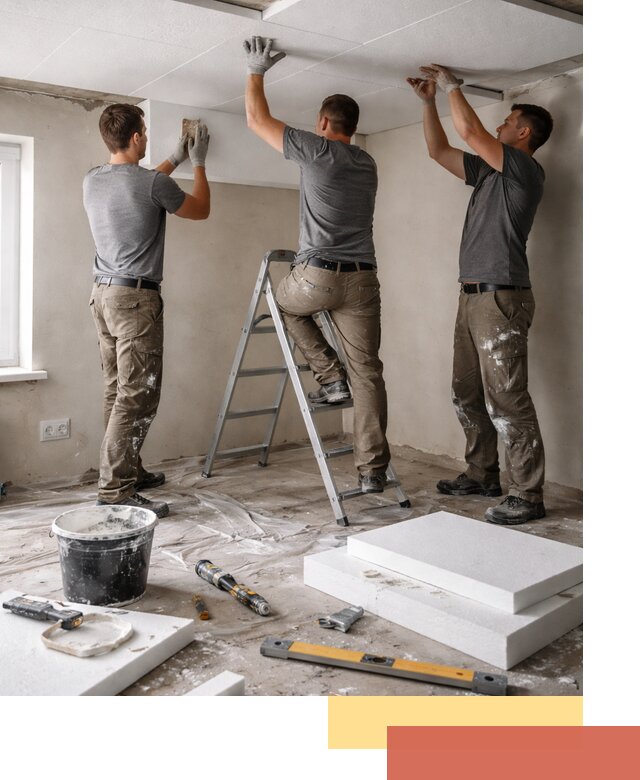 Утепление потолка пенопластом в Пугачеве быстро и качественно