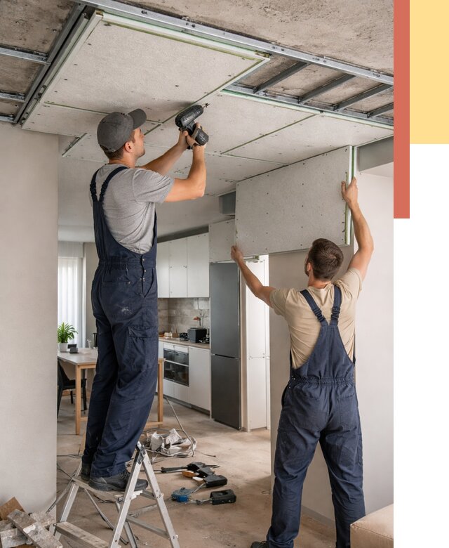 Шумоизоляция потолка панелями зипс в Пугачеве от 1880 руб. под ключ | ОТДЕЛОЧНИК-Пгч